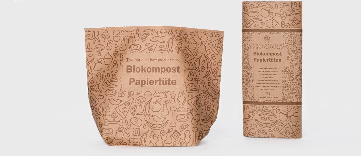 Biokompost-Papiertüten
